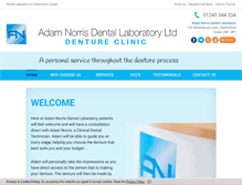 Tablet Screenshot of adamnorrisdental.co.uk